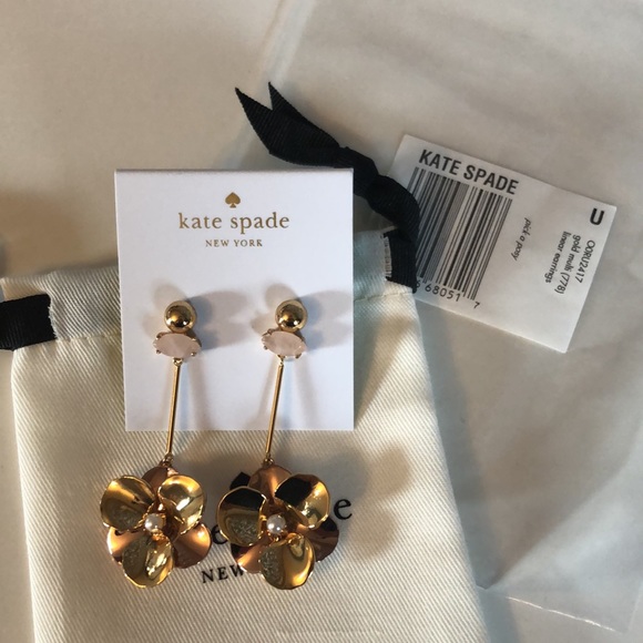 Kate Spade Pick a Posy Linear Earrings - Picture 1 of 5